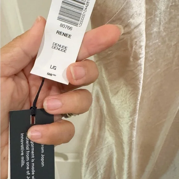 BNWT Aritzia Babaton Renee Denude Silky Dress large $98 STUNNING - Picture 7 of 11
